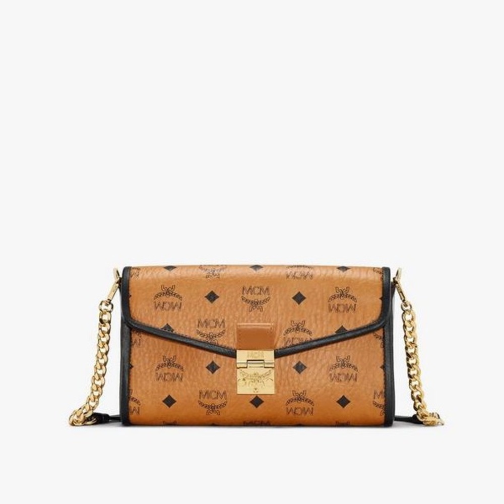NWT MCM Millie Crossbody in Cognac Visetos